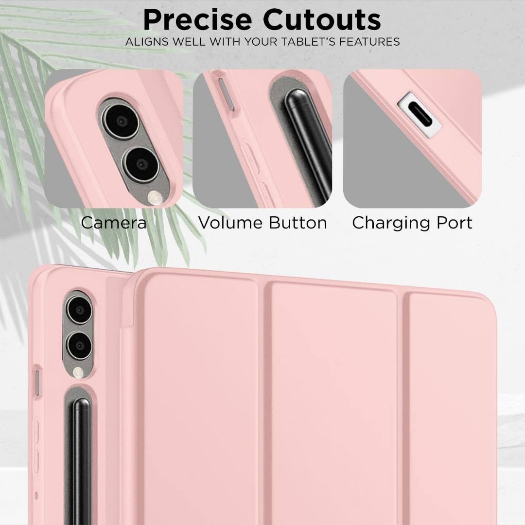 CASE FUNDA PARA GALAXY TAB S9 PLUS X810 X816 ESTUCHE ROSA - 3