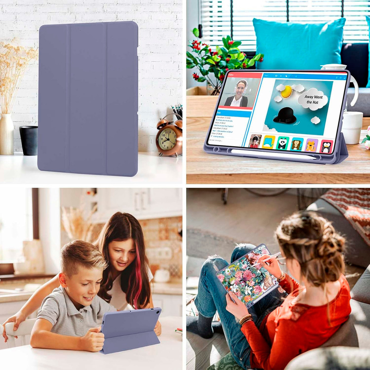 CASE FUNDA ESTUCHE PARA GALAXY TAB A9 PLUS 11 X210 PROTECTOR - 4