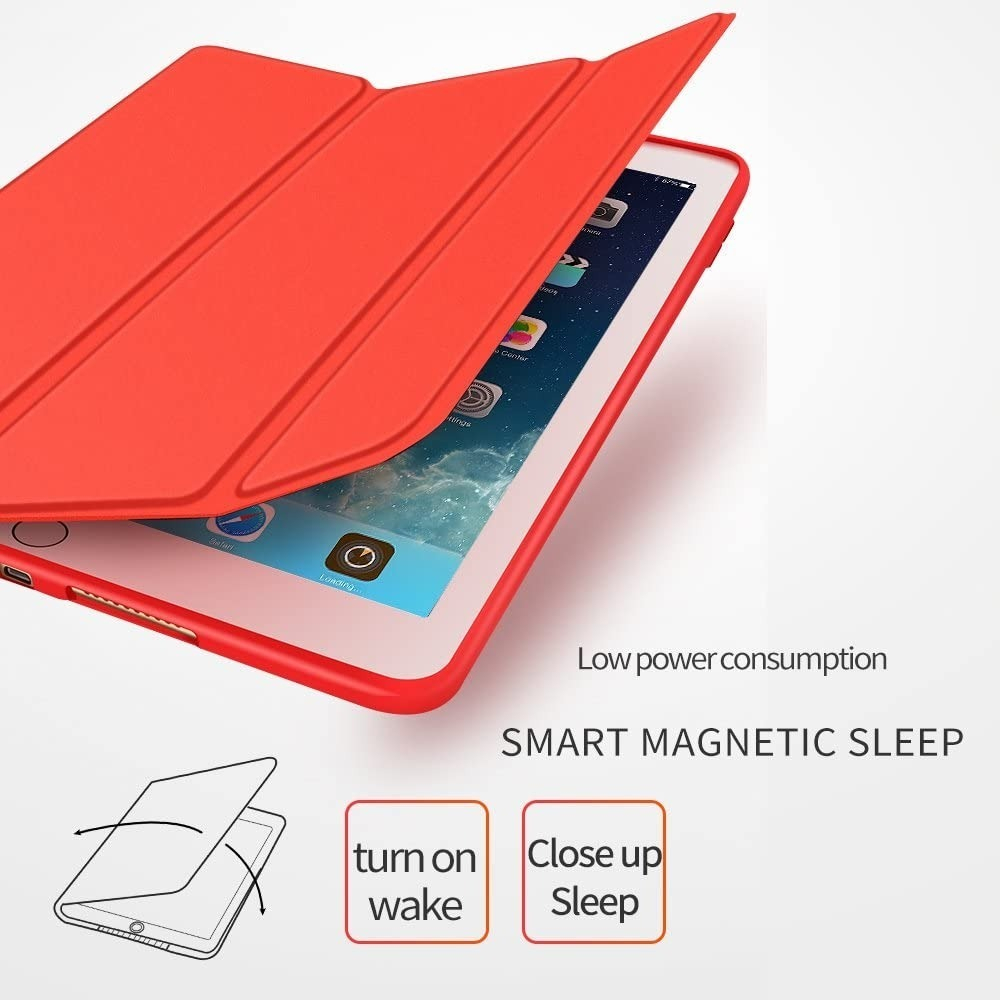 FUNDA SMART CASE PARA IPAD PRO 10.5 A1701 A1709 SILICONA RED - 2