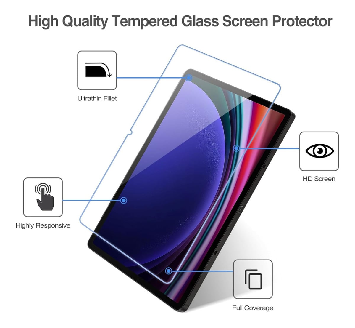 CASE + MICA PARA GALAXY TAB S10 FE 10.9 X520 X526 (2025) - 3