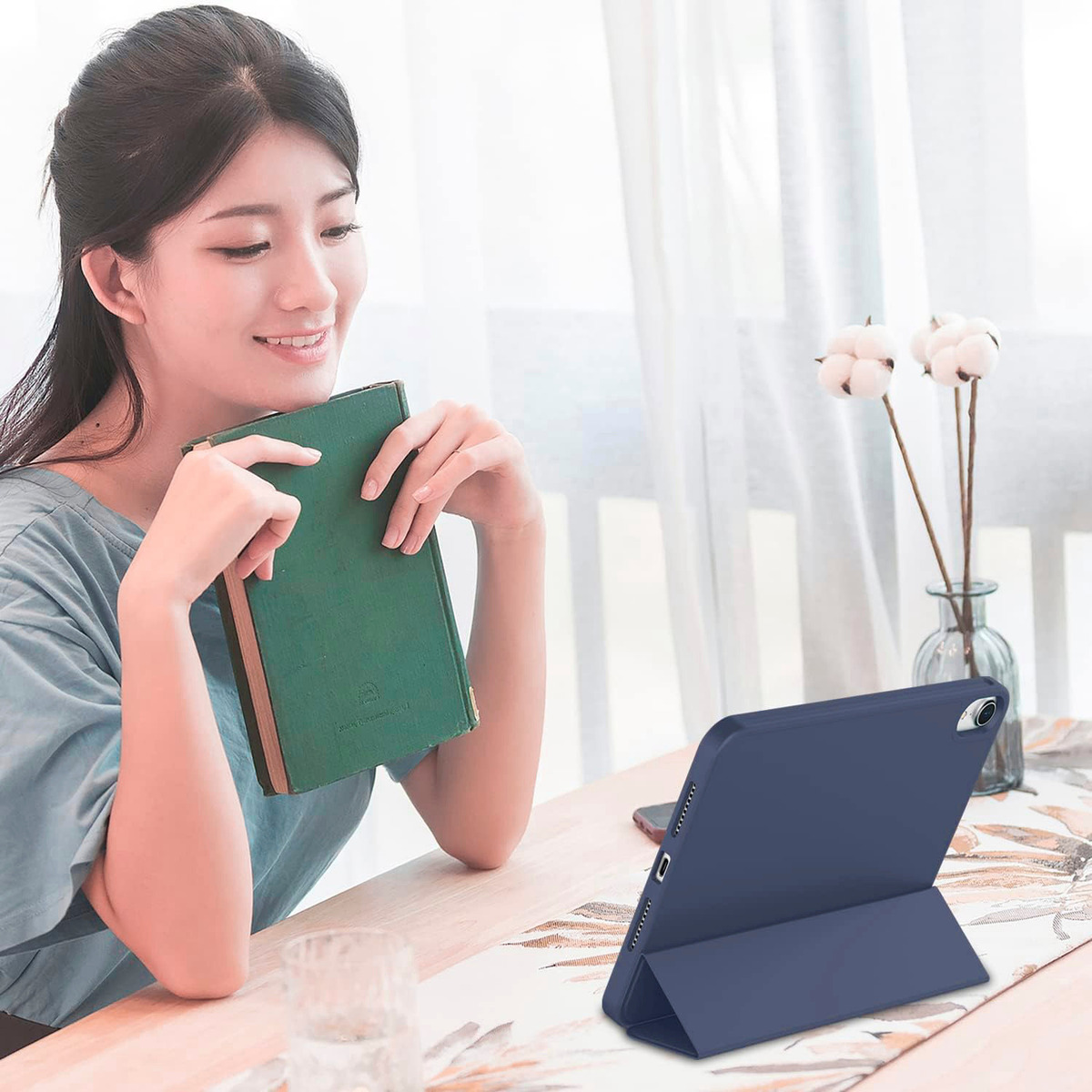 FUNDA CASE PARA IPAD MINI 6 GEN A2567 A2568 ESTUCHE + MICA - 6