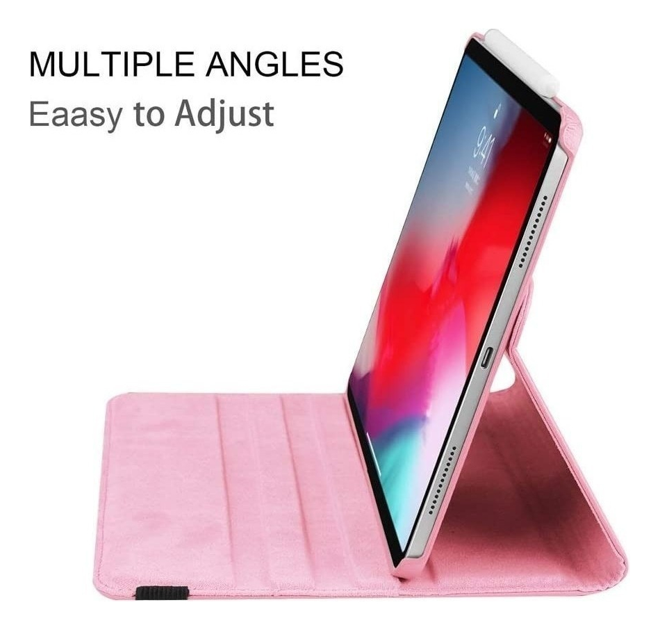 FUNDA CASE PARA IPAD PRO 11 2018 A1980 A1934 PROTECTOR FUCSI - 5