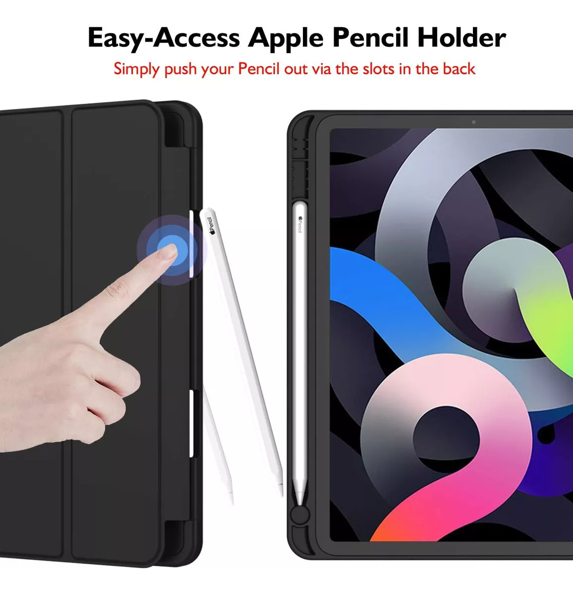 FUNDA SMART CASE PARA IPAD AIR 11 M3 CHIP (2025) NEGRO - 2