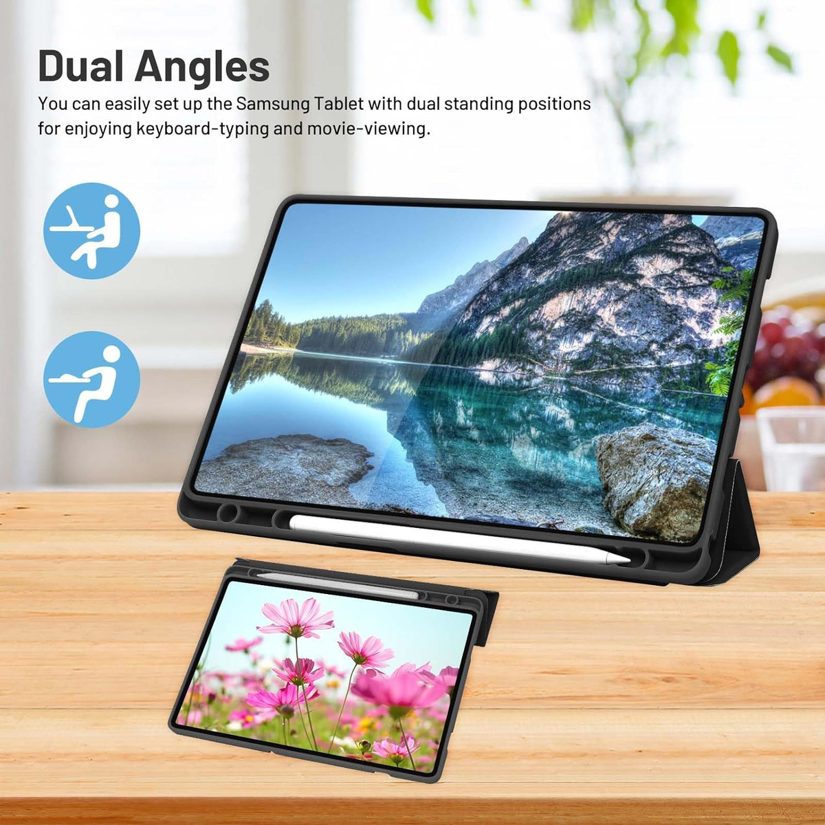 CASE FUNDA ESTUCHE PARA GALAXY TAB A9 PLUS 11 X210 PROTECTOR - 4