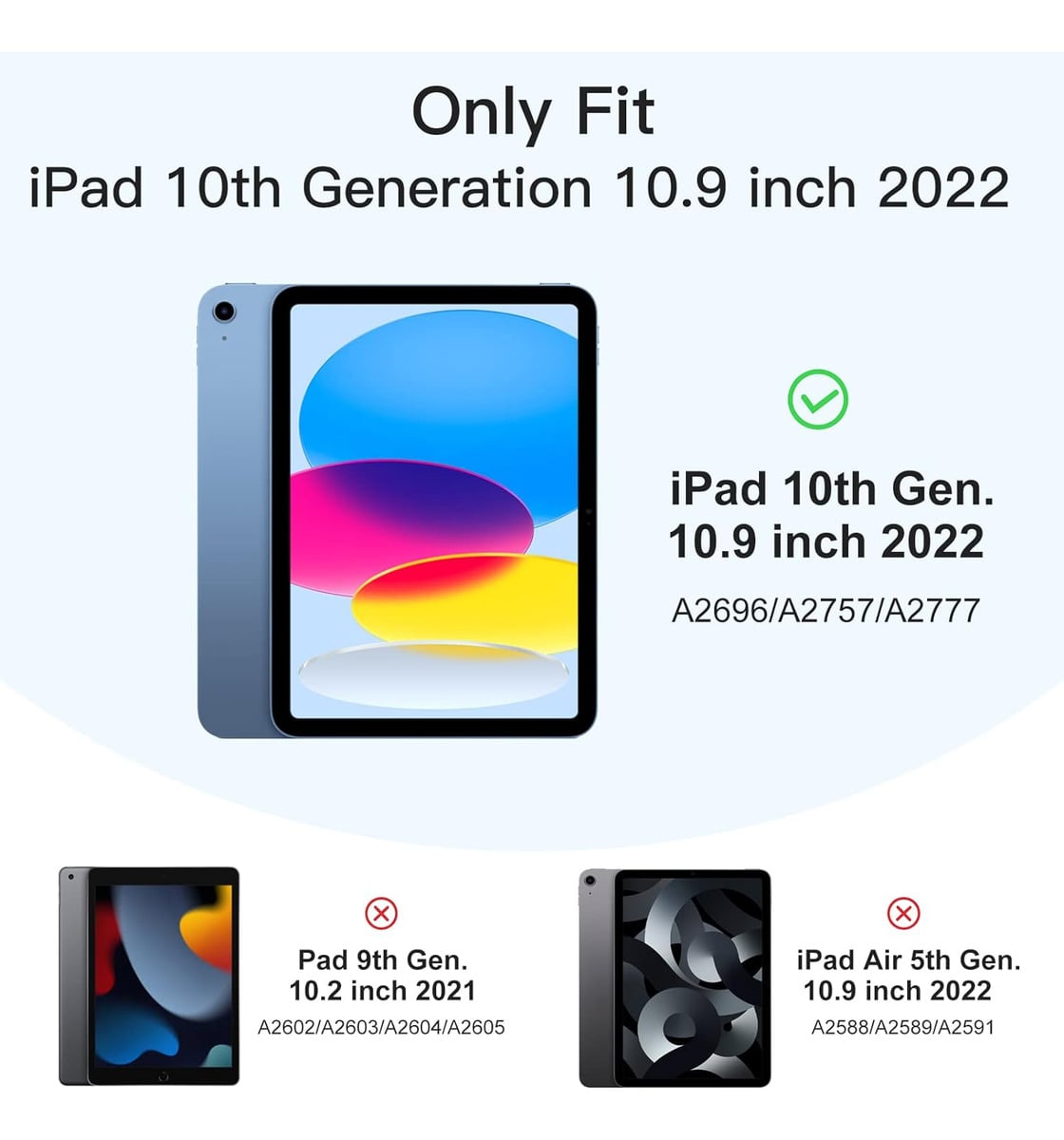 CASE FUNDA PARA IPAD 10MA GEN 10.9 (2022) / IPAD A16 (2025) - 6