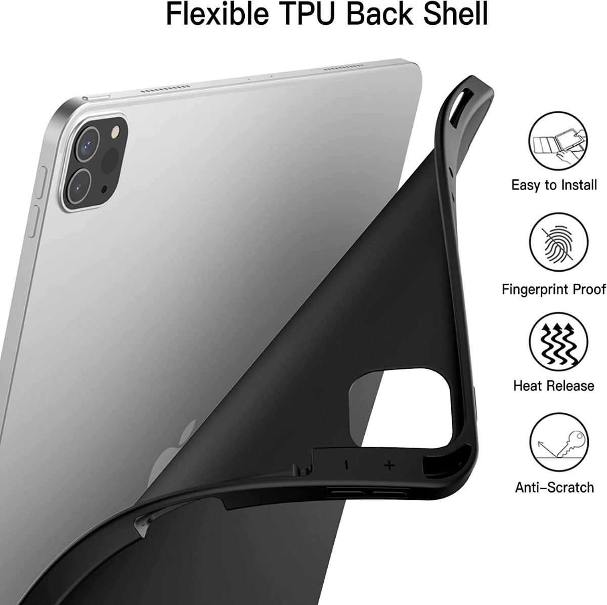 SMART CASE FUNDA PARA IPAD PRO 12.9 2022 A2437 A2766 ESTUCHE - 3