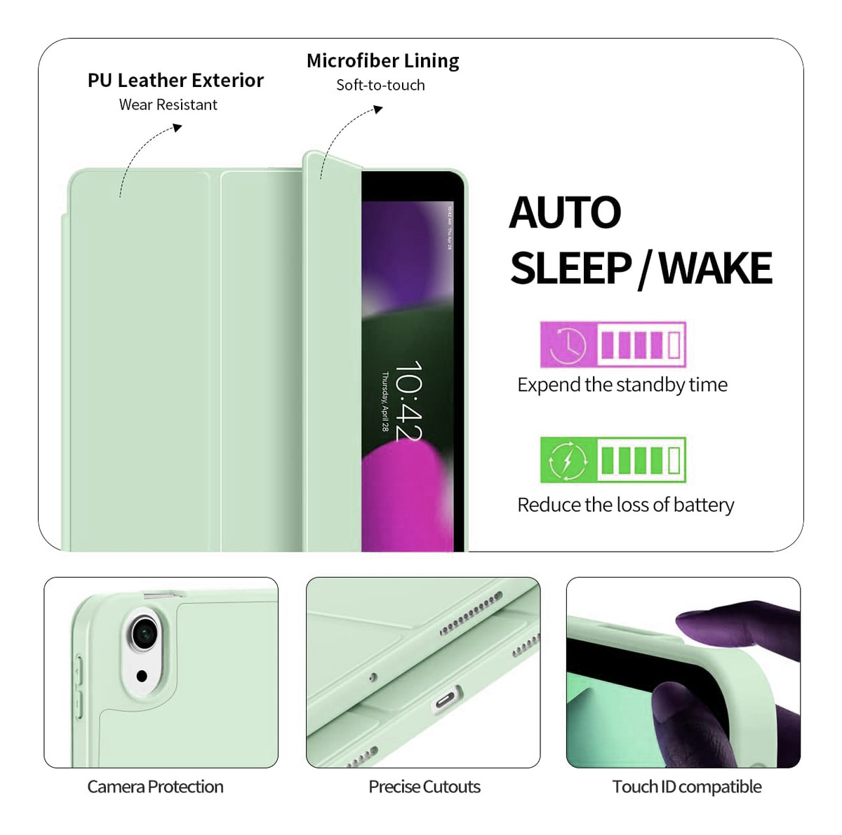 FUNDA CASE PARA IPAD AIR 11 M3 2025 AIR 4 / 5 / 6 M2 11 2024 - 2