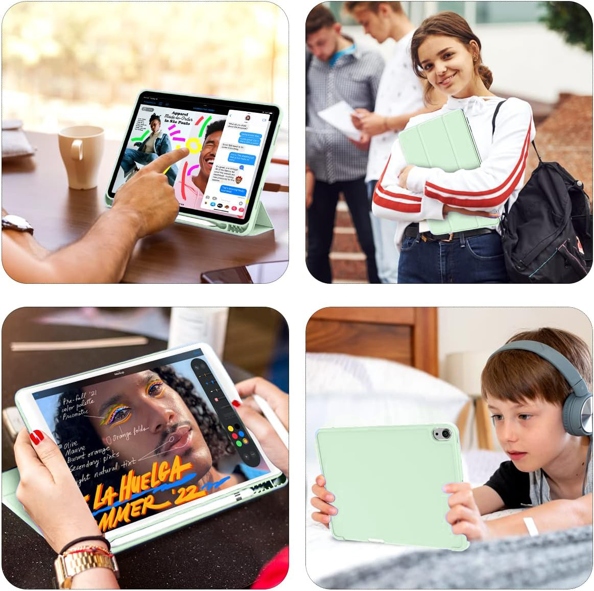 FUNDA CASE PARA IPAD AIR 11 M3 2025 AIR 4 / 5 / 6 M2 11 2024 - 5