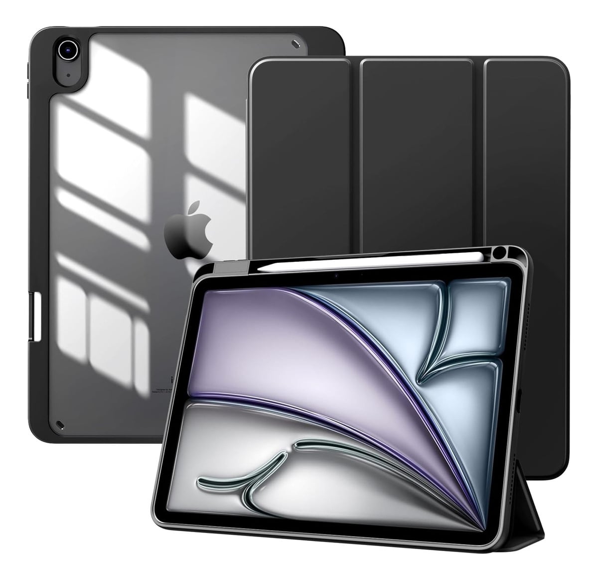 FUNDA CASE PARA IPAD AIR 11 M3 CHIP (2025) NEGRO - 1