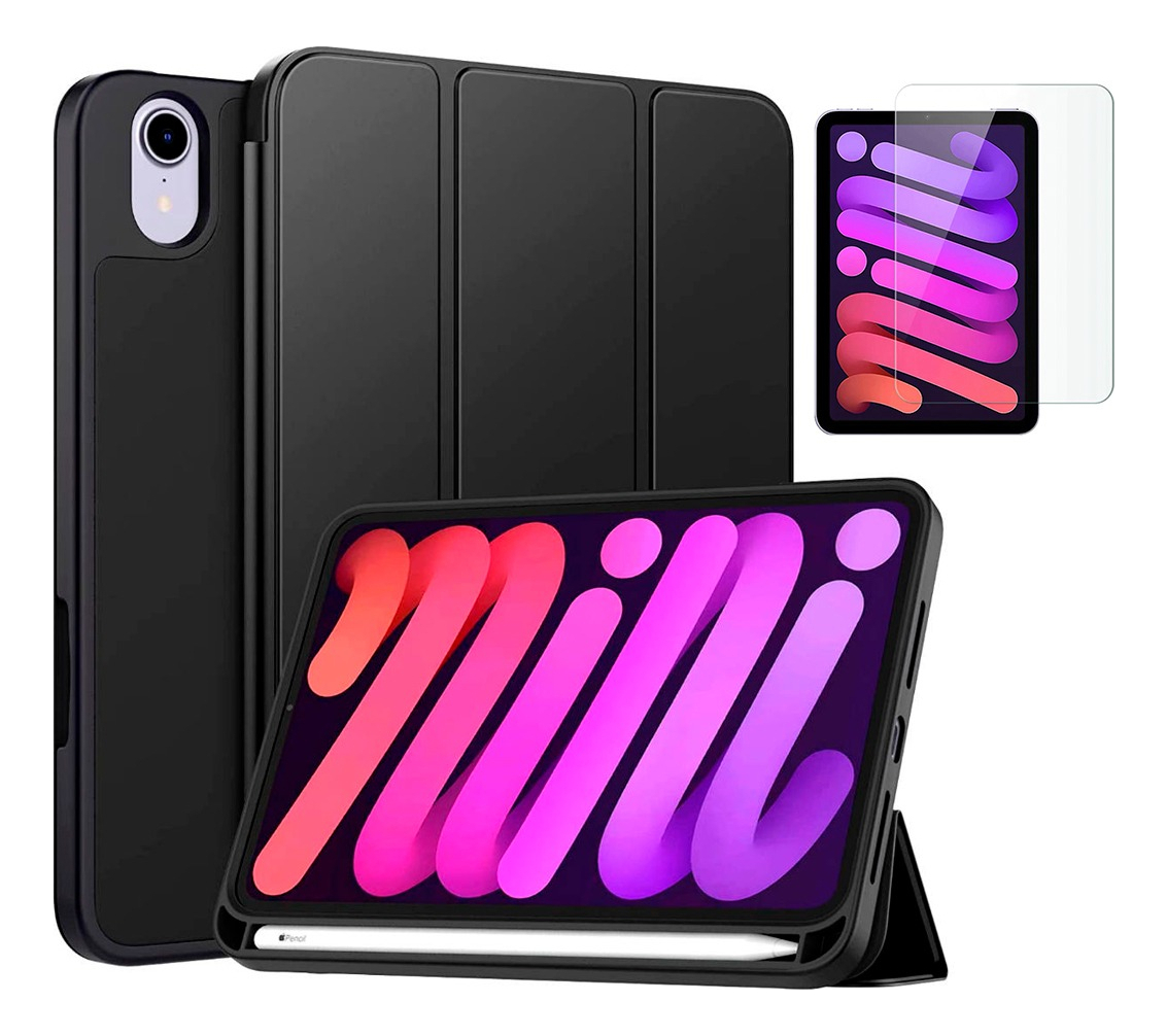 FUNDA CASE PARA IPAD MINI 7 GEN A2993 A2995 ESTUCHE + MICA - 1