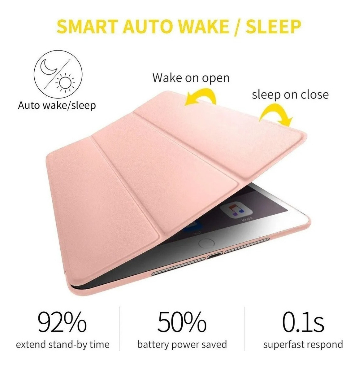 SMART CASE PARA IPAD 10.5 AIR 3 2019 ESTUCHE SILICONADO - 5