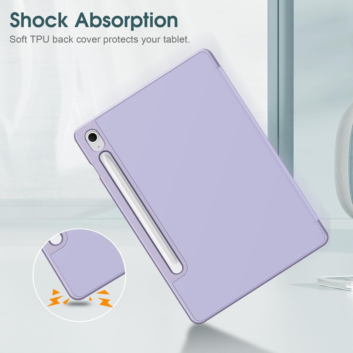 SMART CASE PARA GALAXY TAB S10 FE 10.9 X520 X526 (2025) LILA - 6