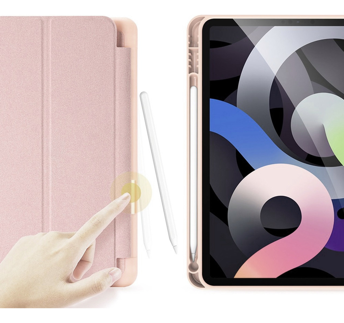 FUNDA SMART CASE PARA IPAD AIR6 11 M2 2024/ A2902 A2903 ROSE - 5