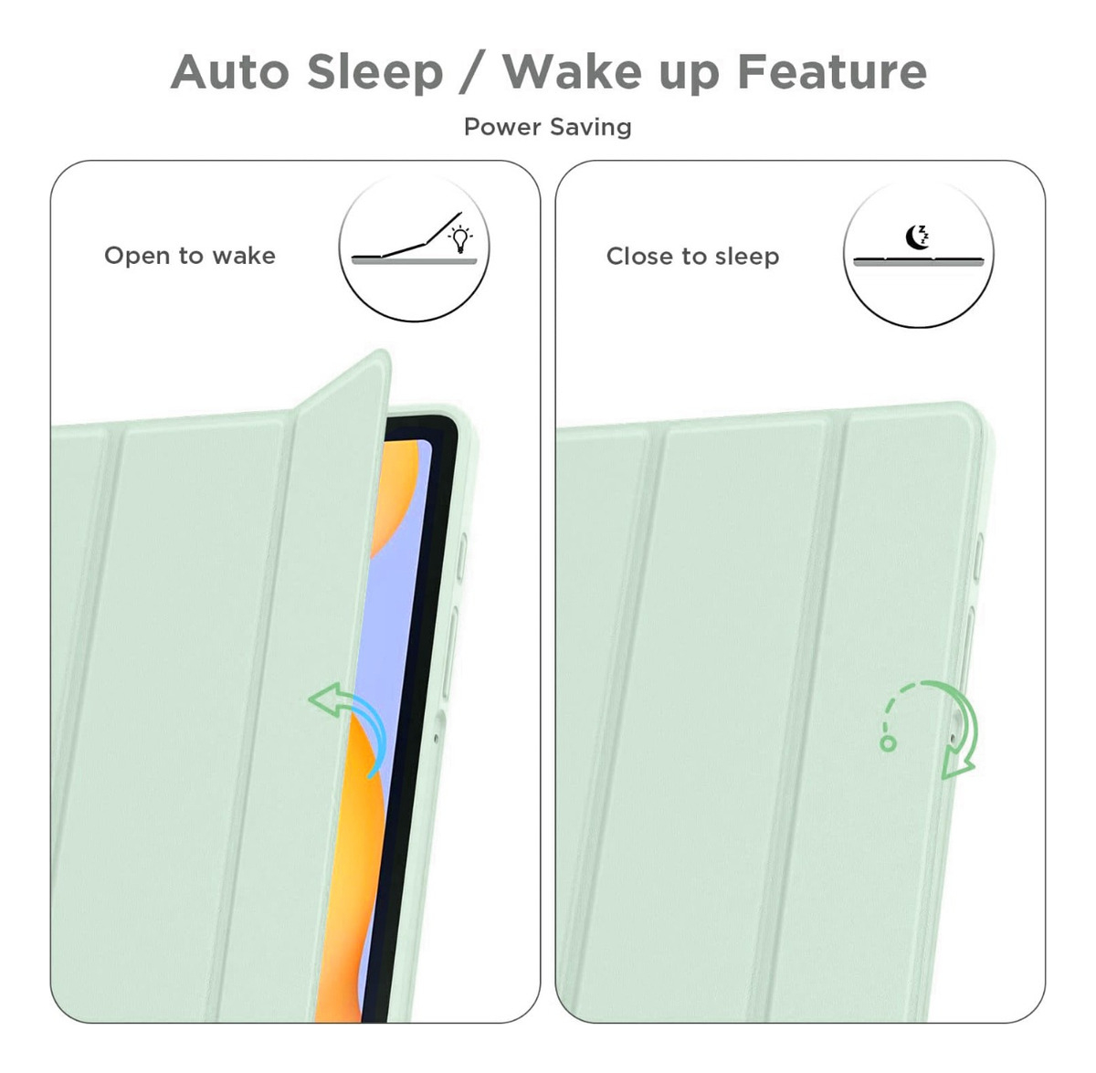 CASE PARA GALAXY TAB S6 LITE P613 P619 CON PORTALÁPIZ LIMÓN - 3