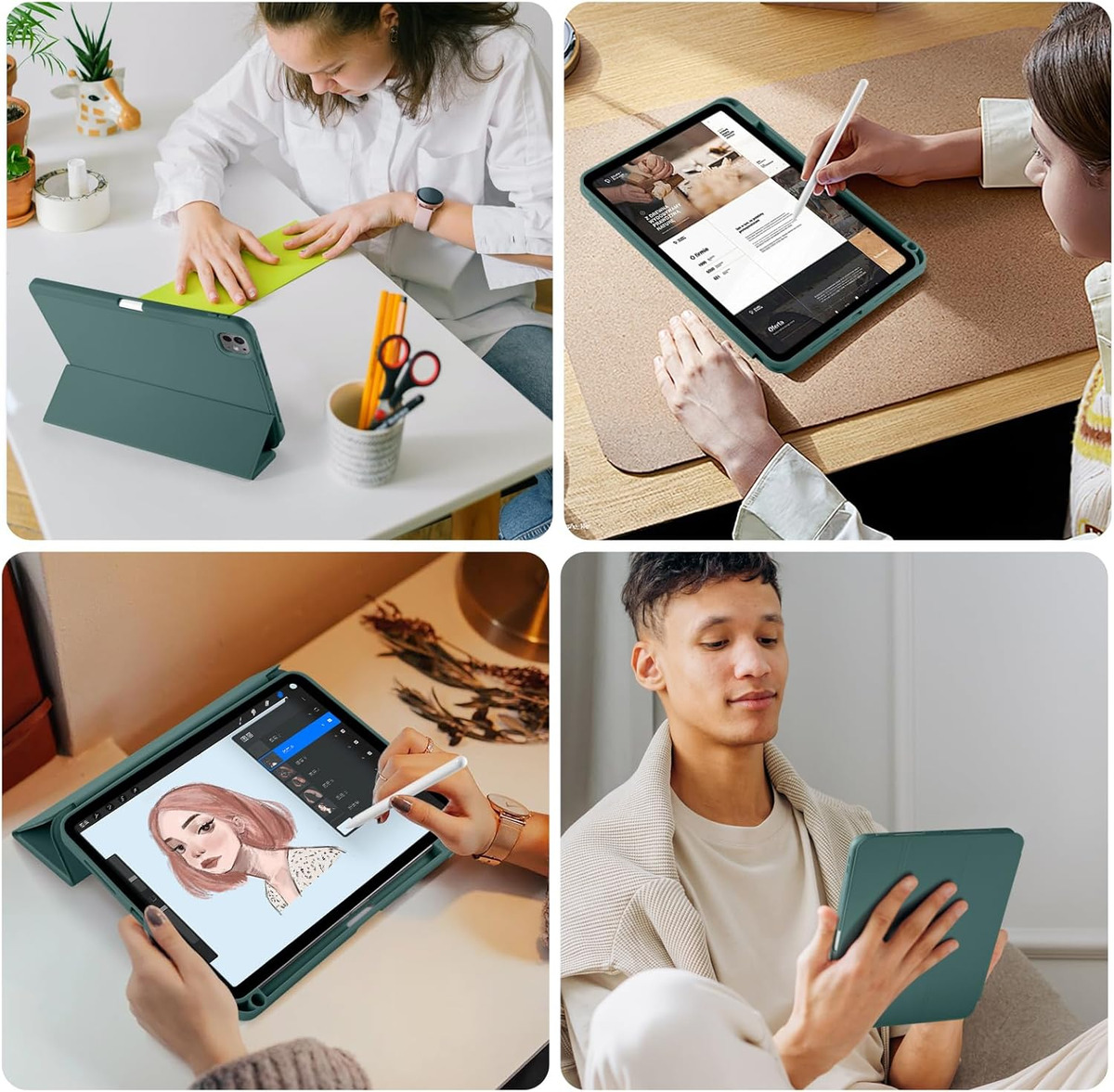 FUNDA CASE PARA IPAD PRO 11 M4 (2024) 5GEN ESTUCHE PROTECTOR - 3