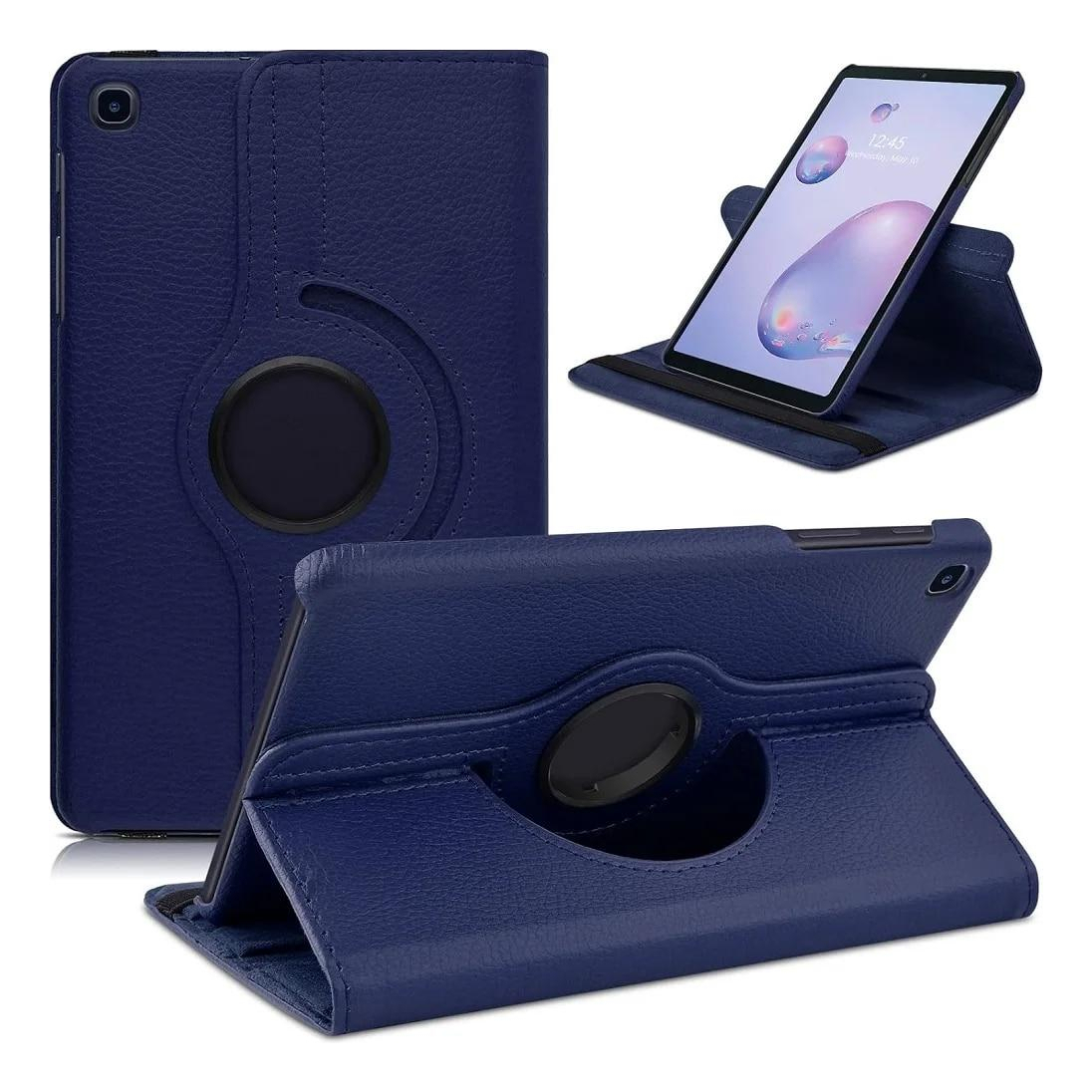 CASE PARA GALAXY TAB S6 LITE P610 P615 FLIP PROTECTOR NAVY - 1