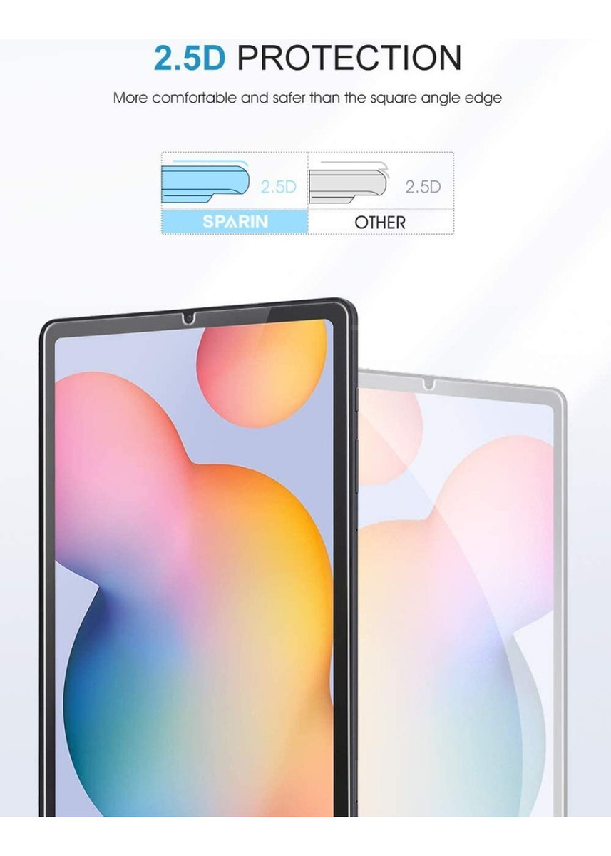MICA DE VIDRIO 9H PARA GALAXY TAB S6 LITE 2022 P613 P610 - 6