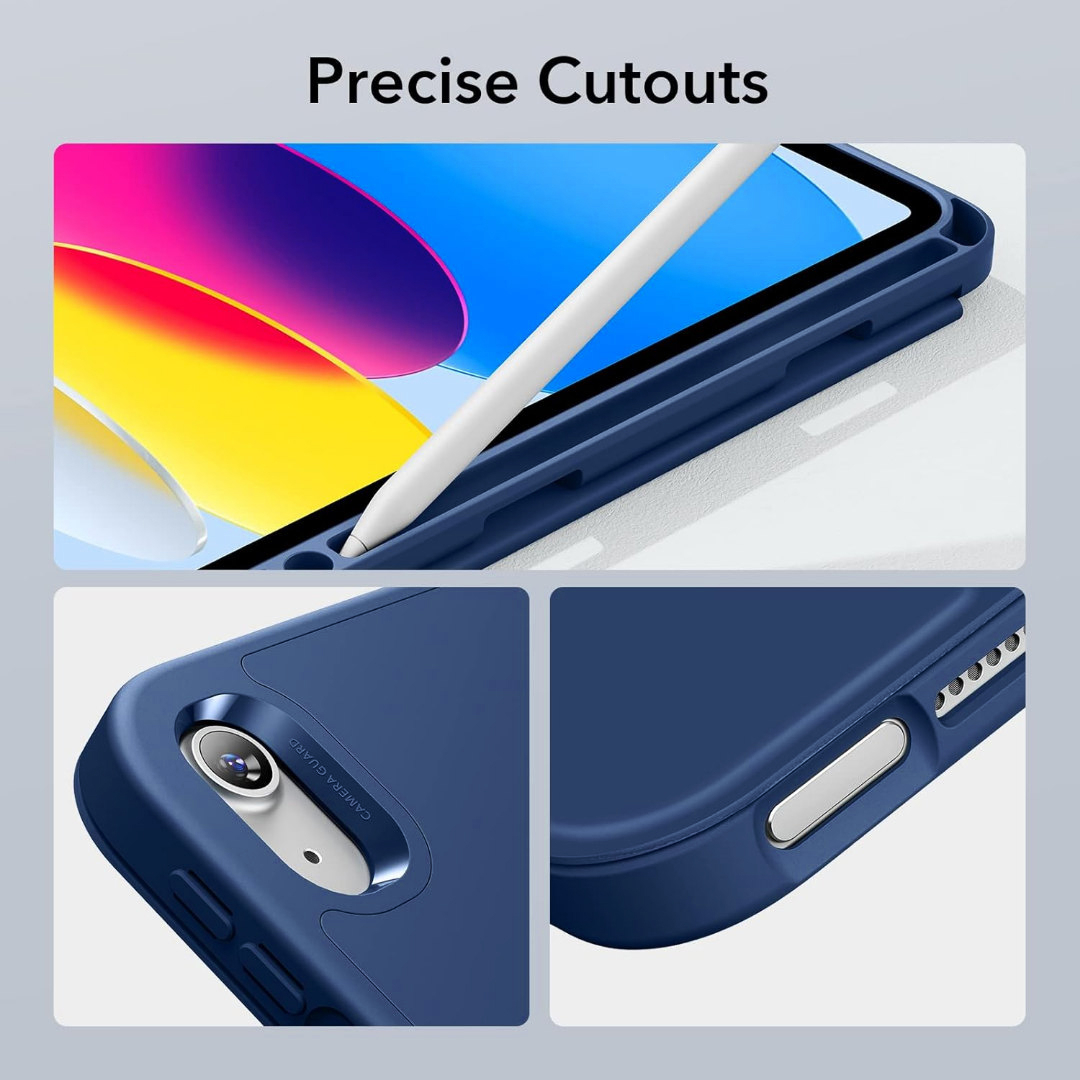 SMART CASE PARA IPAD A16 CHIP 11MA GEN (2025) ESTUCHE NAVY - 3