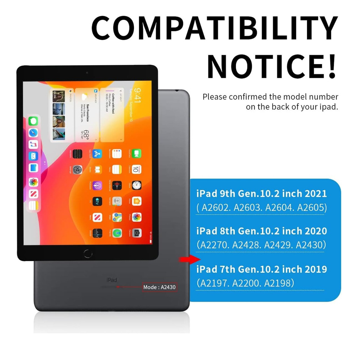 FUNDA SMART CASE PARA IPAD 9NA 10.2 7GEN 8GEN 9GEN VERDE - 2