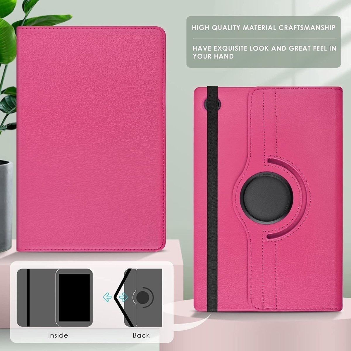 CASE FUNDA PARA GALAXY TAB A8 10.5 X200 X205 FUCSIA - 3