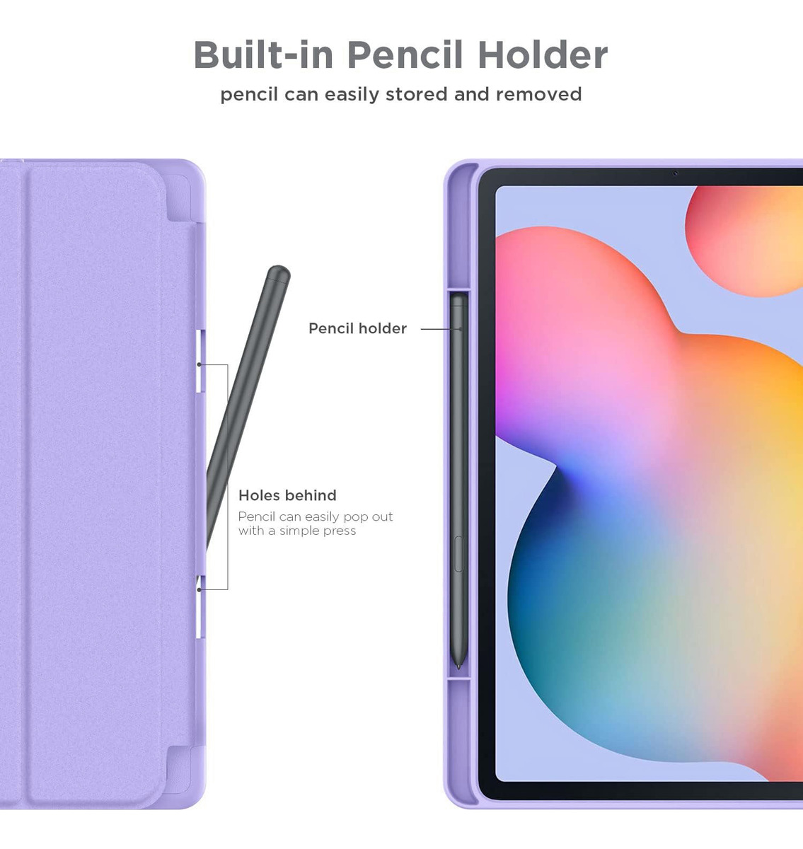 CASE GALAXY TAB S6 LITE 2022 P613 P619 FLIP COVER PROTECTOR - 3