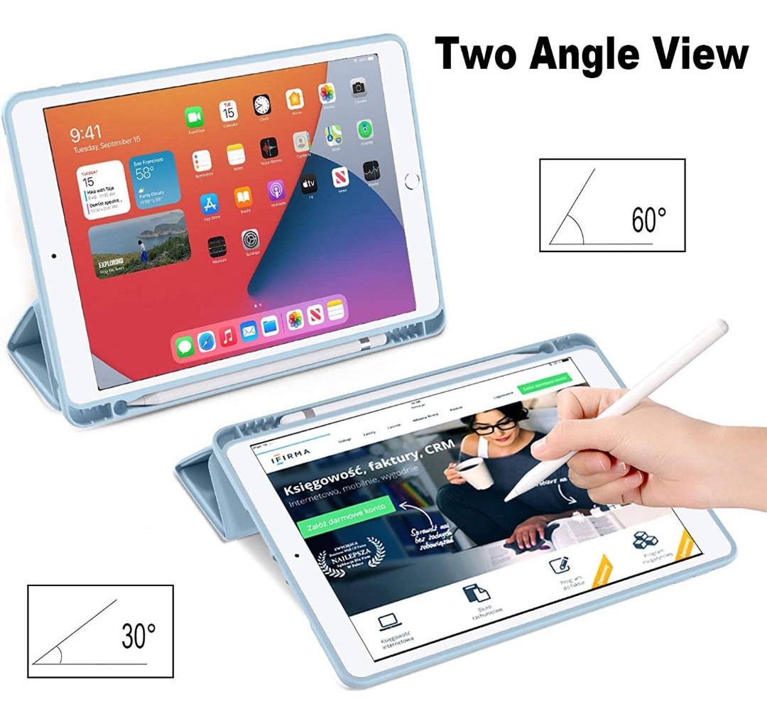CASE + MICA PARA IPAD 10.2 7MA 8VA 9VA GEN FUNDA PROTECTOR - 4