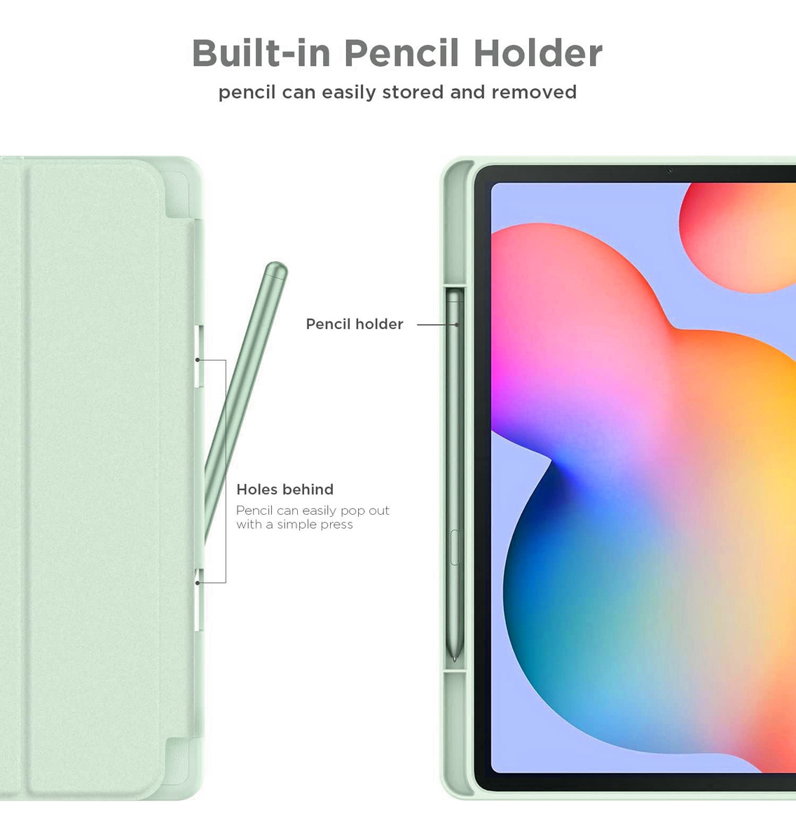 CASE PARA GALAXY TAB S6 LITE 2024 P620 P625 FUNDA PROTECTOR - 5