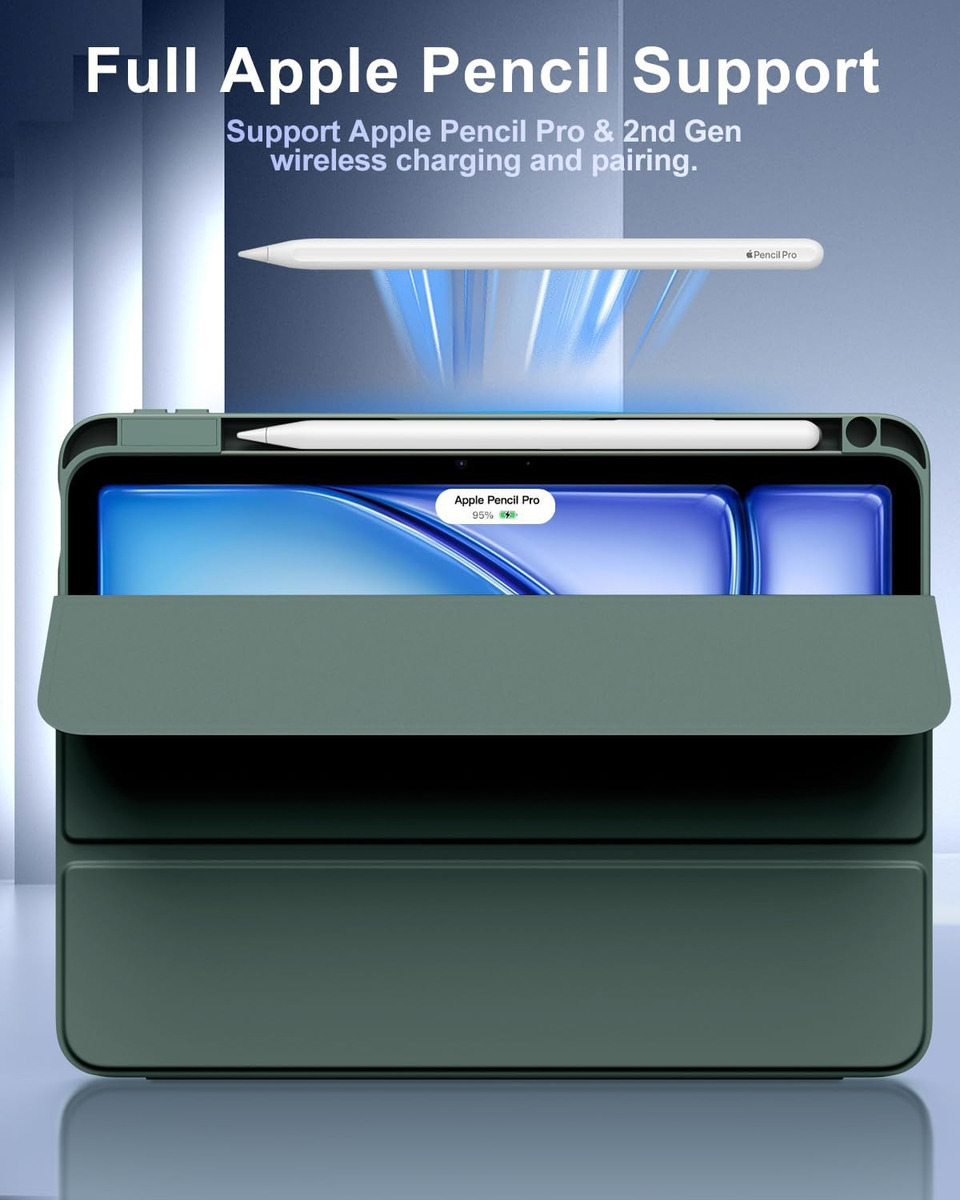 FUNDA CASE PARA IPAD AIR 11 M3 CHIP (2025) VERDE - 6