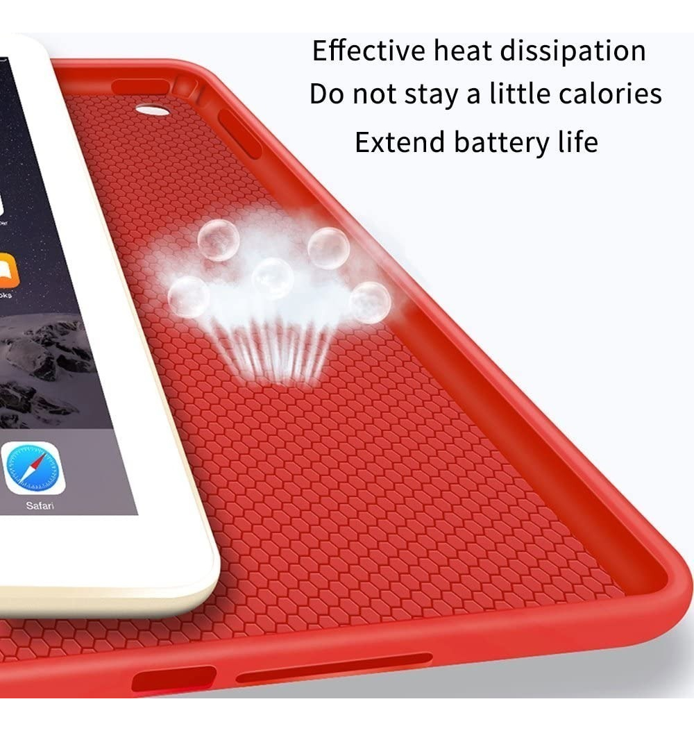 SMART CASE PARA IPAD PRO 10.5 2017 ESTUCHE SILICONADO RED - 4
