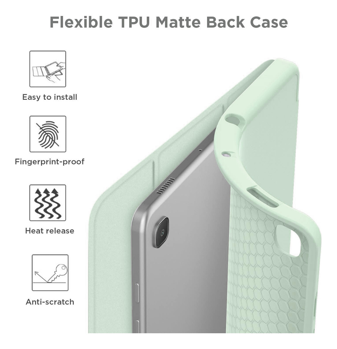 CASE FUNDA PARA GALAXY TAB S6 LITE 2020/22/24 CON PORTALÁPIZ - 6