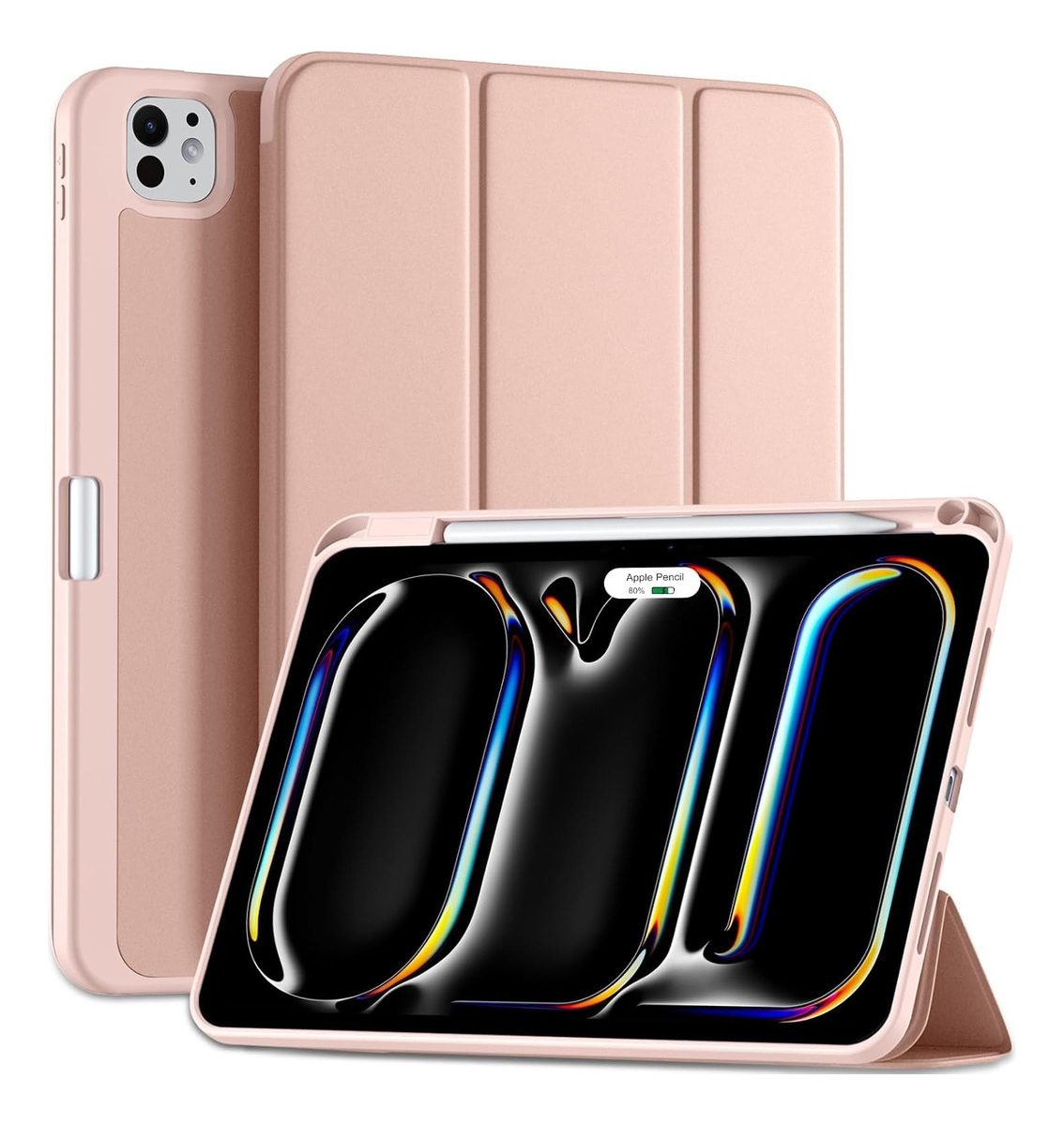 FUNDA CASE PARA IPAD PRO 11 M4 (2024) 5GEN ROSE A2836 A2837 - 1
