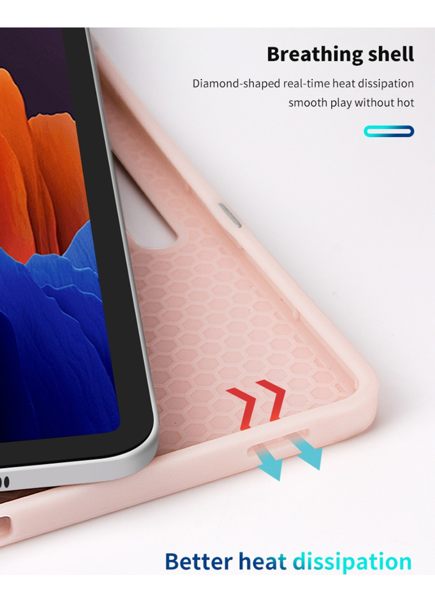 CASE FUNDA PARA GALAXY TAB S7 FE T735 T730 CON PORTALAPIZ - 4