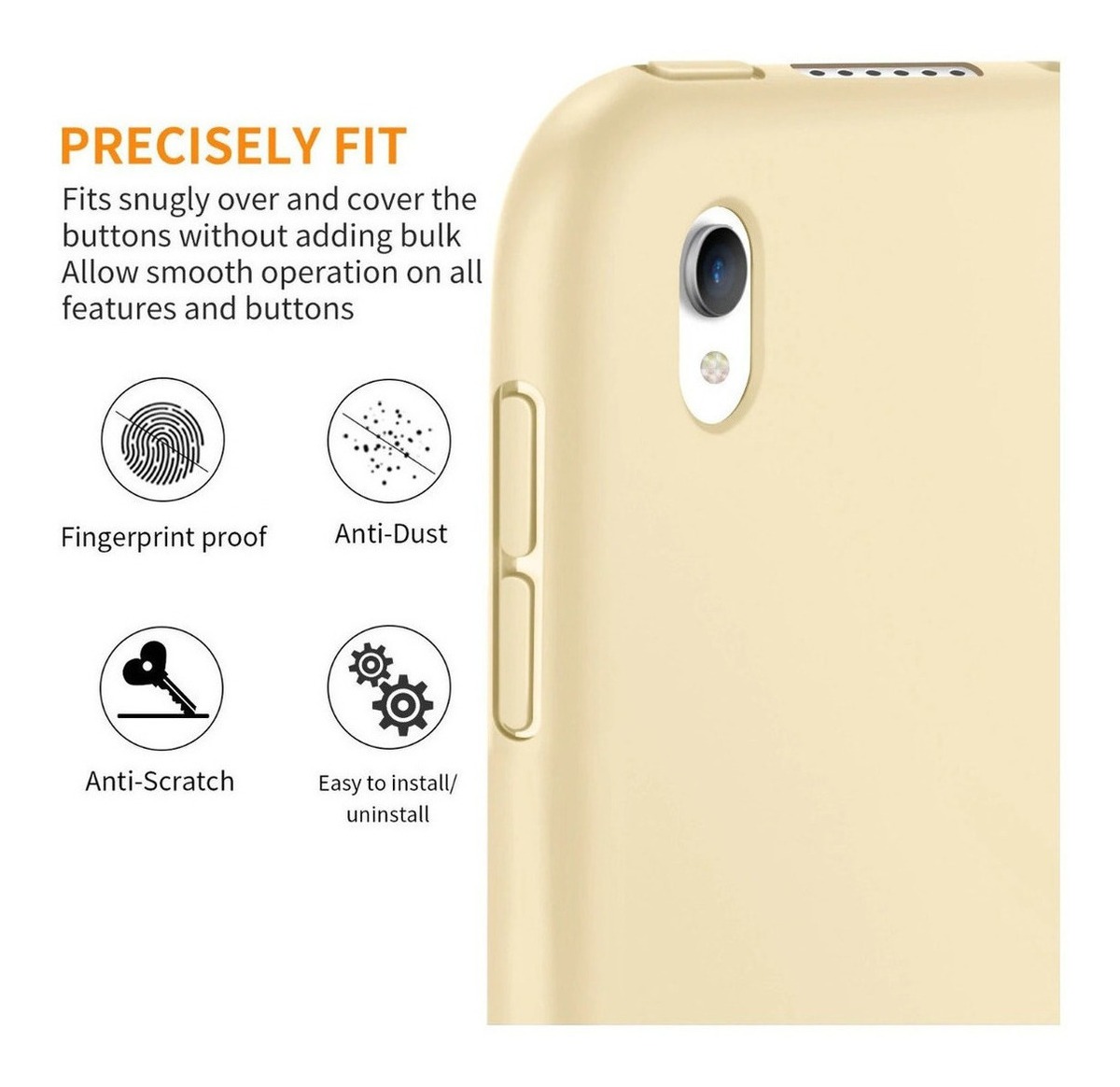 SMART CASE PARA IPAD 10.5 AIR 3 2019 ESTUCHE SILICONA GOLD - 4