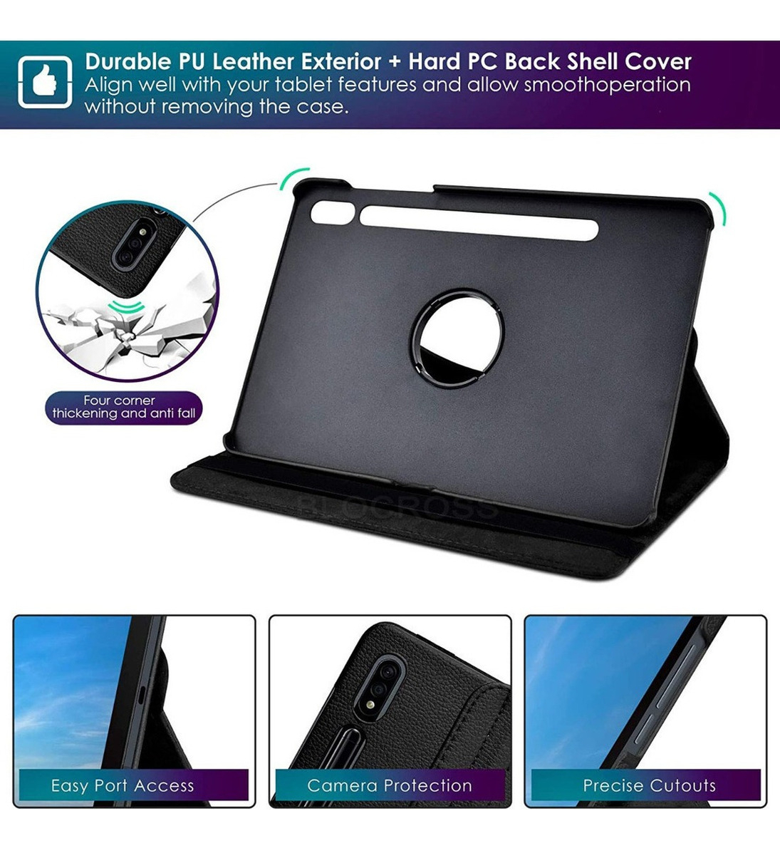 FUNDA CASE PARA GALAXY TAB S8 11 X700 X706 COVER PROTECTOR - 6