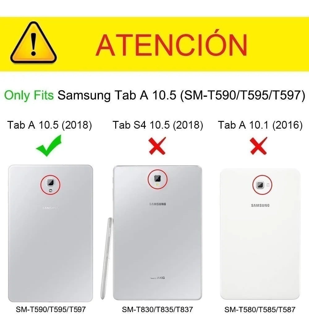 CASE FUNDA ESTUCHE PARA GALAXY TAB A 10.5 T590 T595 2018 - 2