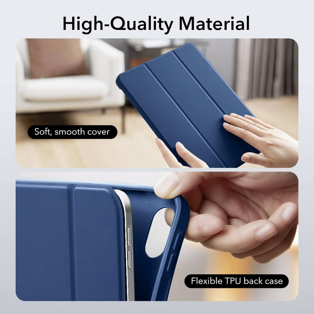 SMART CASE PARA IPAD 10MA GEN A2696 A2757 FUNDA ESTUCHE NAVY - 5