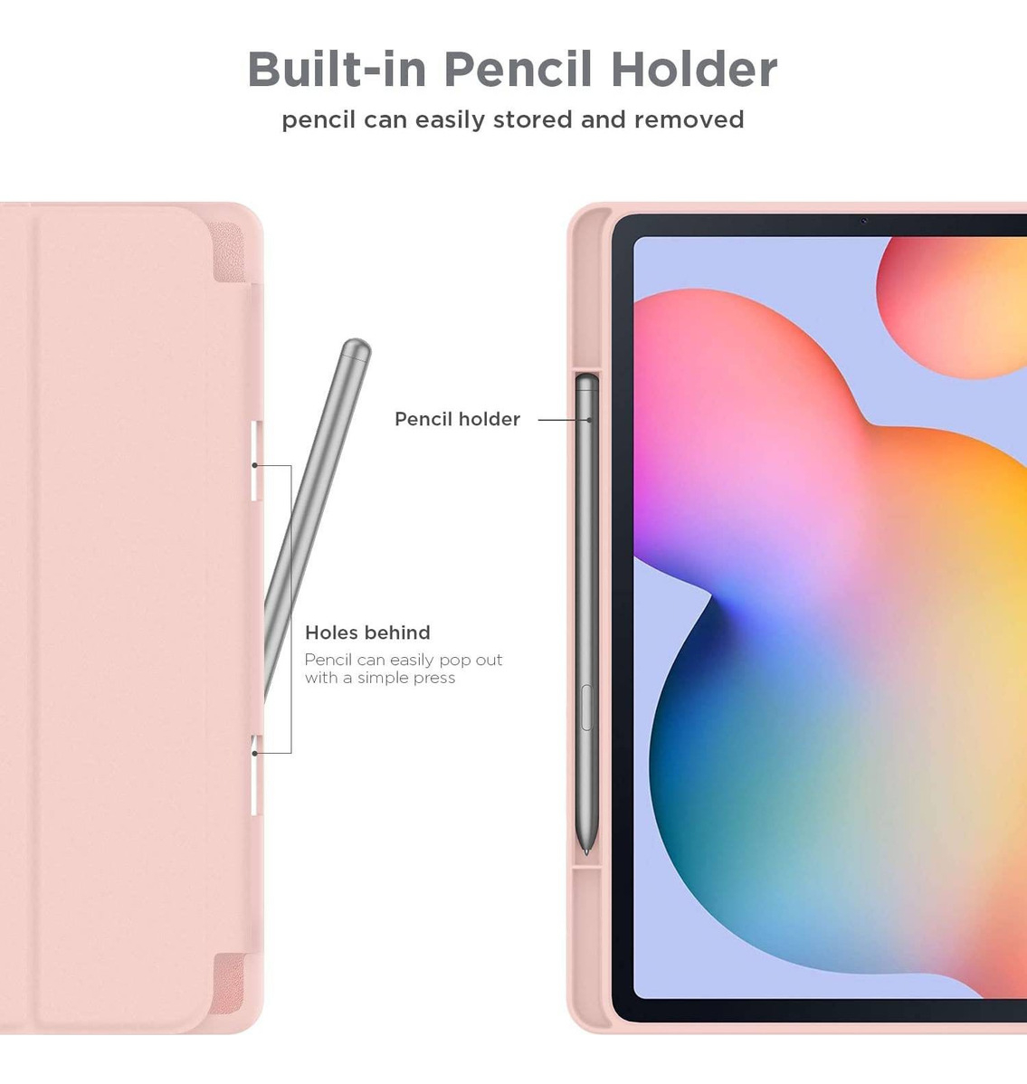 CASE PARA GALAXY TAB S6 LITE 2024 P620 P625 FUNDA PROTECTOR - 4