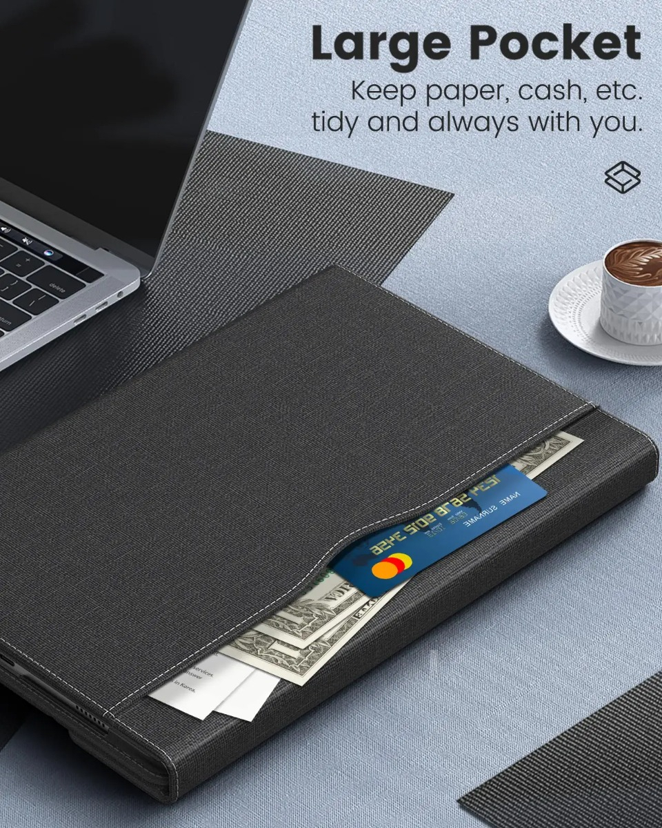 FUNDA PORTFOLIO PARA GALAXY TAB A11 PLUS X230 X236 CASE - 5