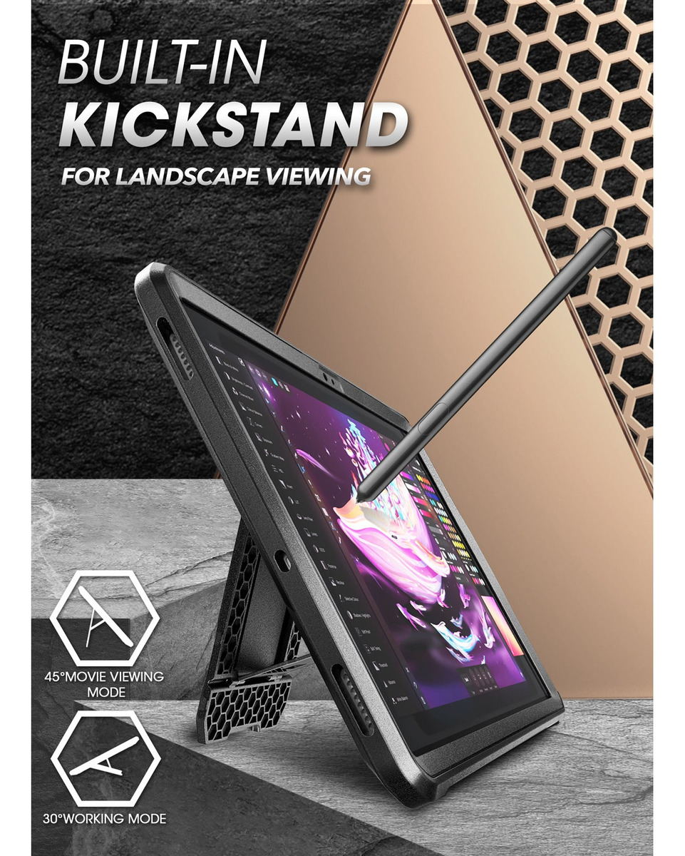 CASE SUPCASE 360° PARA GALAXY TAB S10 FE PLUS X620 (2025) - 2