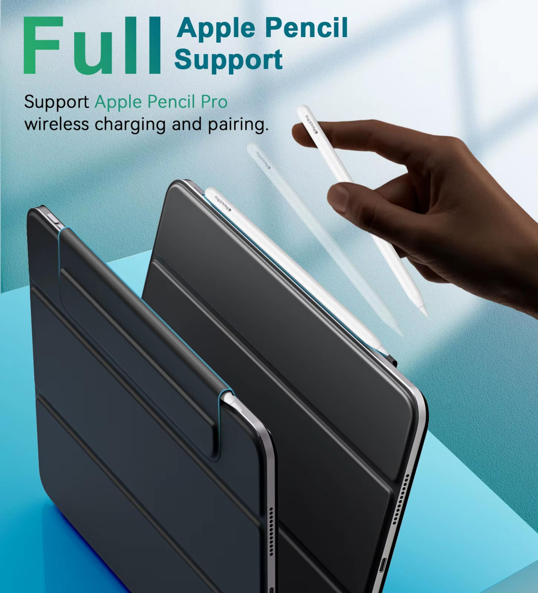 MOKO FOLIO CASE MAGNÉTICO PARA IPAD PRO 11 M5 A3357 A3358 - 4