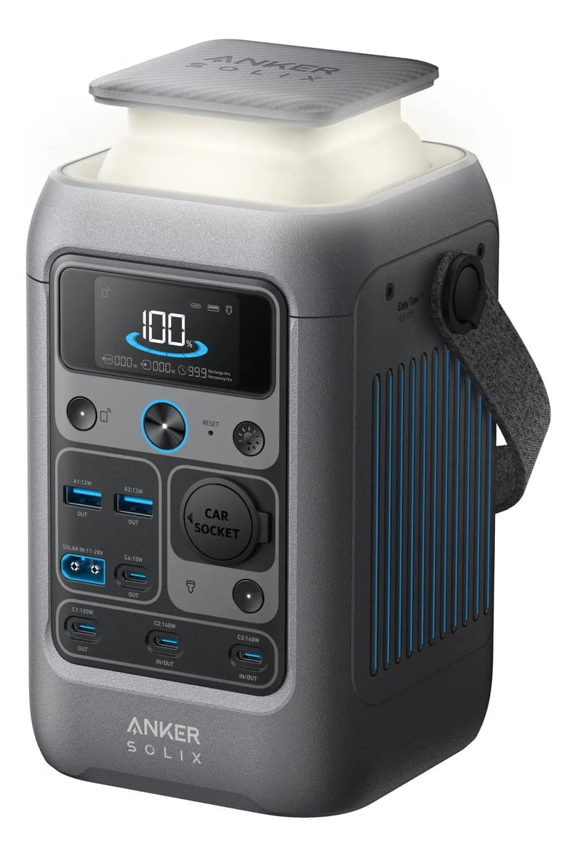 BATERÍA EXTERNA ANKER SOLIX C300 POWER BANK 300W 90,000 MAH - 1