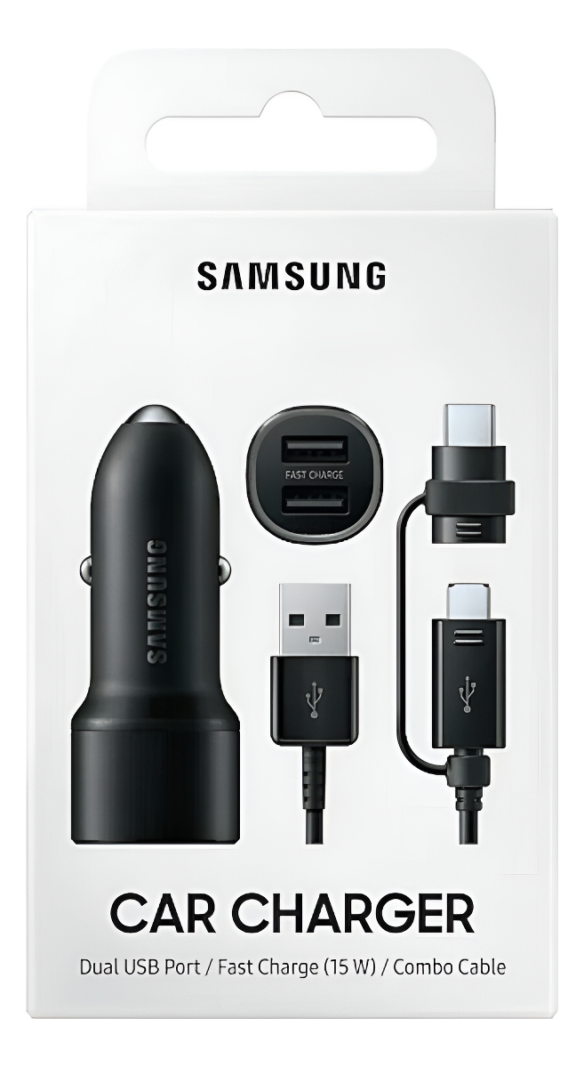 CARGADOR DE CARRO DUAL SAMSUNG PARA GALAXY S25 FE (2025) N/A - 1