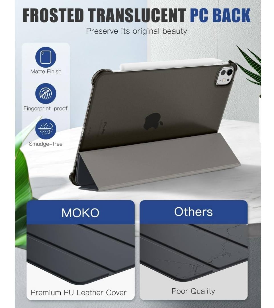 CASE MOKO SMART SHELL PARA IPAD PRO 11 M5 (2025) A3357 A3358 - 4