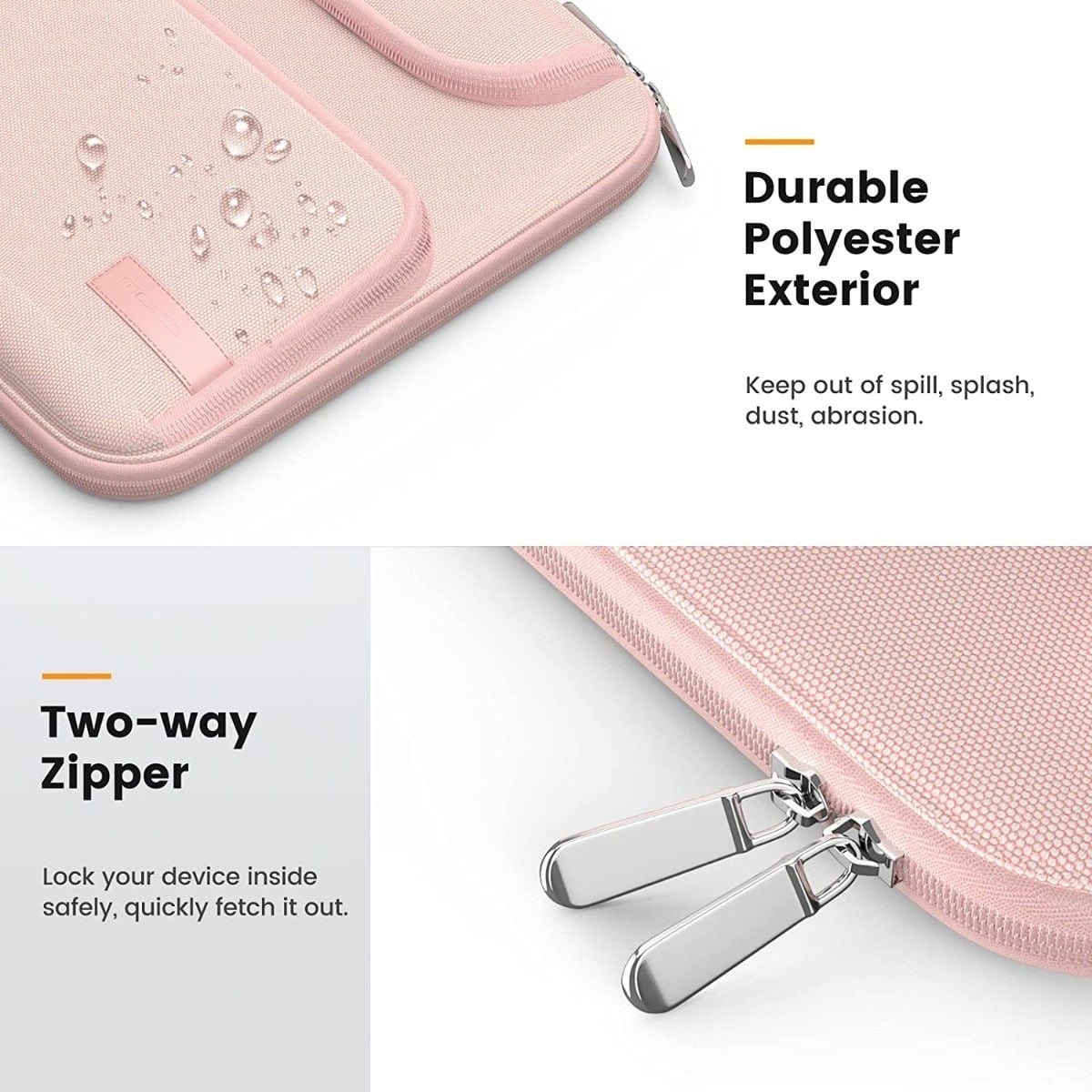 MOKO FUNDA BAG PARA IPAD PRO 11 M5 A3357 A3358 ROSE - 3