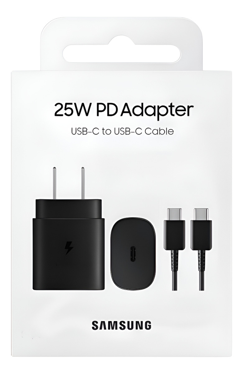 SAMSUNG CARGADOR 25WATTS PARA GALAXY Z FLIP7 FOLD7 NEGRO - 1
