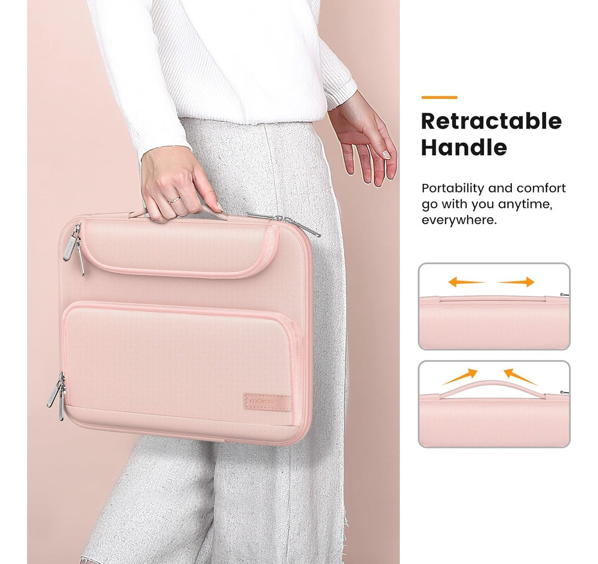 FUNDA MOKO BAG PARA IPAD PRO 13 M5 (2025) A3360 A3361 ROSE - 4