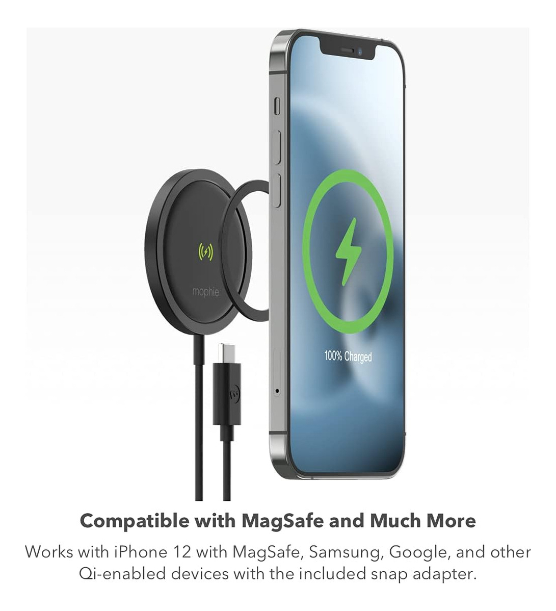 CARGADOR MAGNÉTICO MOPHIE (MAG) 15W PARA IPHONE 17 PRO MAX - 5