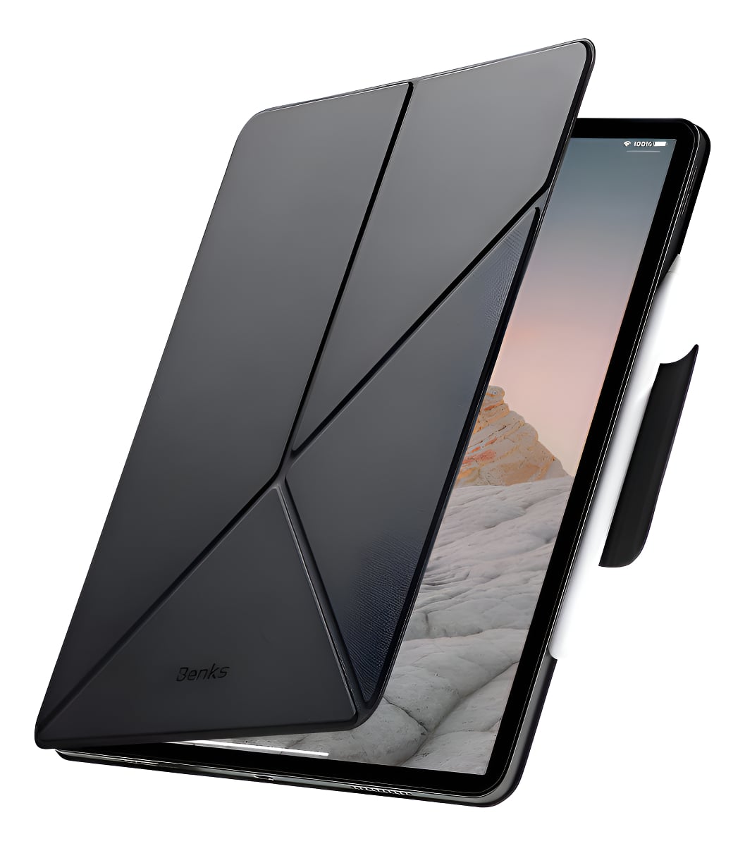 CASE BENKS URBAN MAG PARA IPAD PRO 13 M5 A3360 A3361 NEGRO - 1
