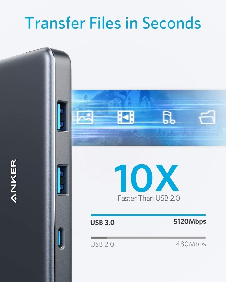ANKER HUB 7EN1 PARA MACBOOK PRO 14 M5 (2025) A3434 - 6
