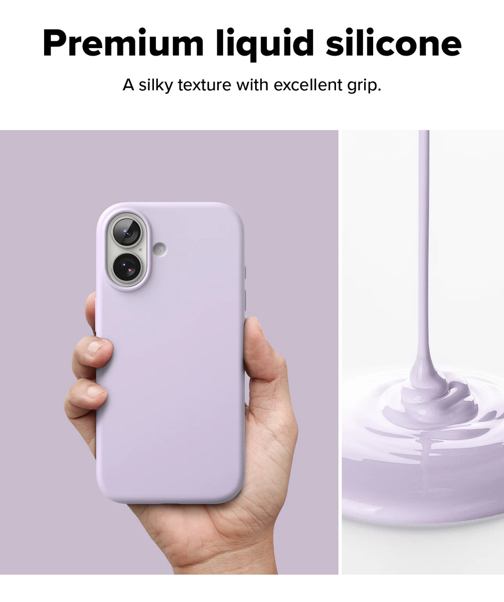CASE RINGKE SILICONE (MAG) PARA IPHONE 17 NORMAL 6.3 PURPLE - 4